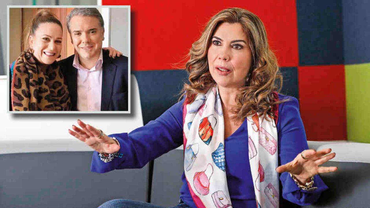 Las autoridades deberán determinar si, como dice Nubia Stella Martínez, directora del Centro Democrático, la plata del venezolano no entró a la campaña. En caso de que haya ingresado, el enredo penal sería serio. Arriba, Cayita con el presidente Duque.