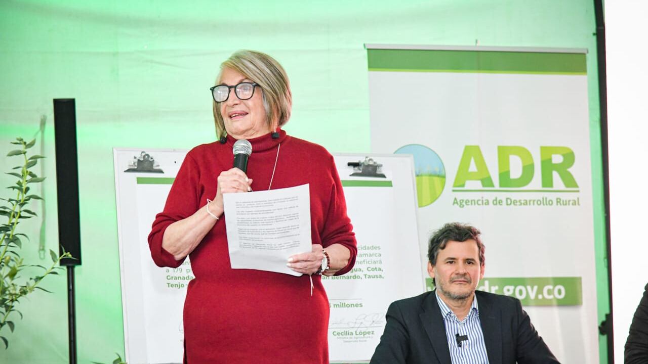 Cecilia López Montaño, durante la presentación oficial de la Agencia Nacional de Tierras.