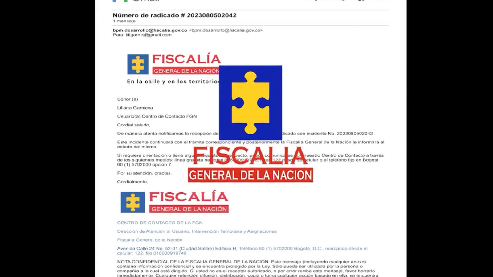 La Fiscalía no le ha respondido a la mujer afectada por el hurto de las llantas de su carro.