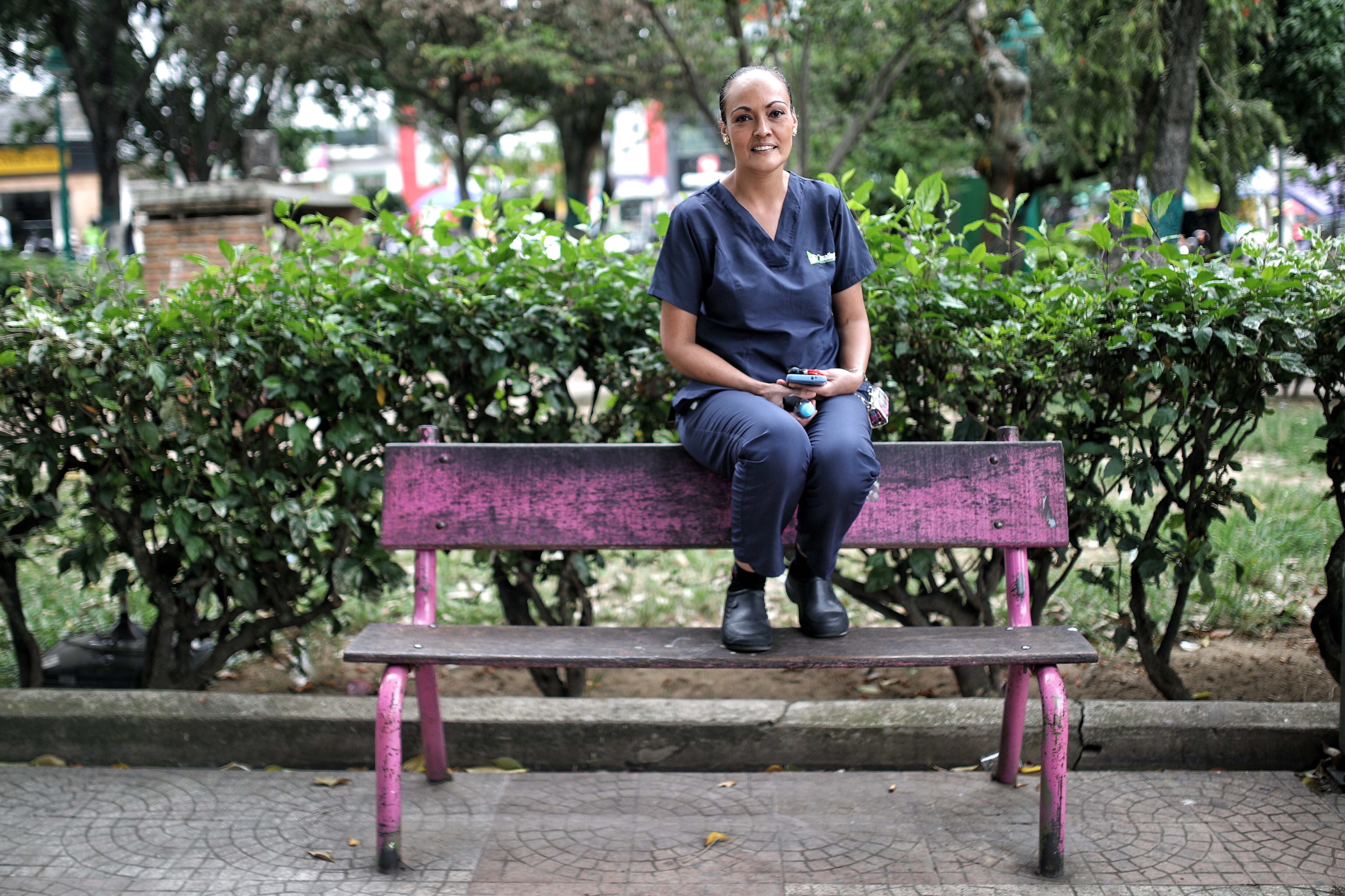 Lucrecia Hernández, 51 años, empleada. Piedecuesta, Santander. FOTO: ESTEBAN VEGA LA-ROTTA