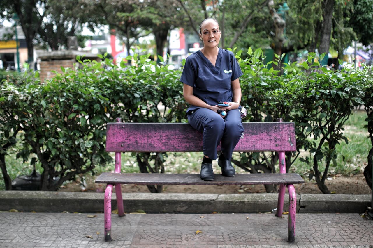 Lucrecia Hernández, 51 años, empleada. Piedecuesta, Santander. FOTO: ESTEBAN VEGA LA-ROTTA