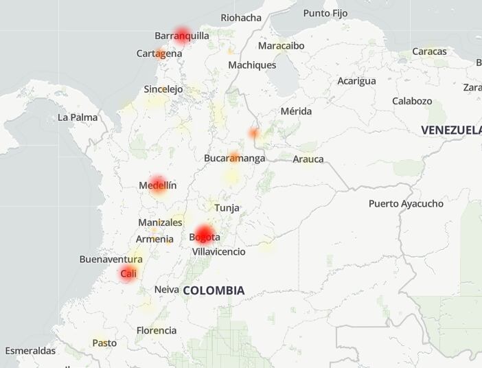Reporte de downdetector.com
