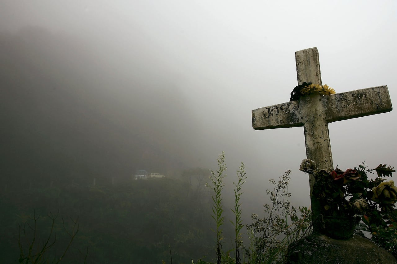 La carretera de los Yungas conecta a La Paz, Bolivia, con la selva amazónica.
