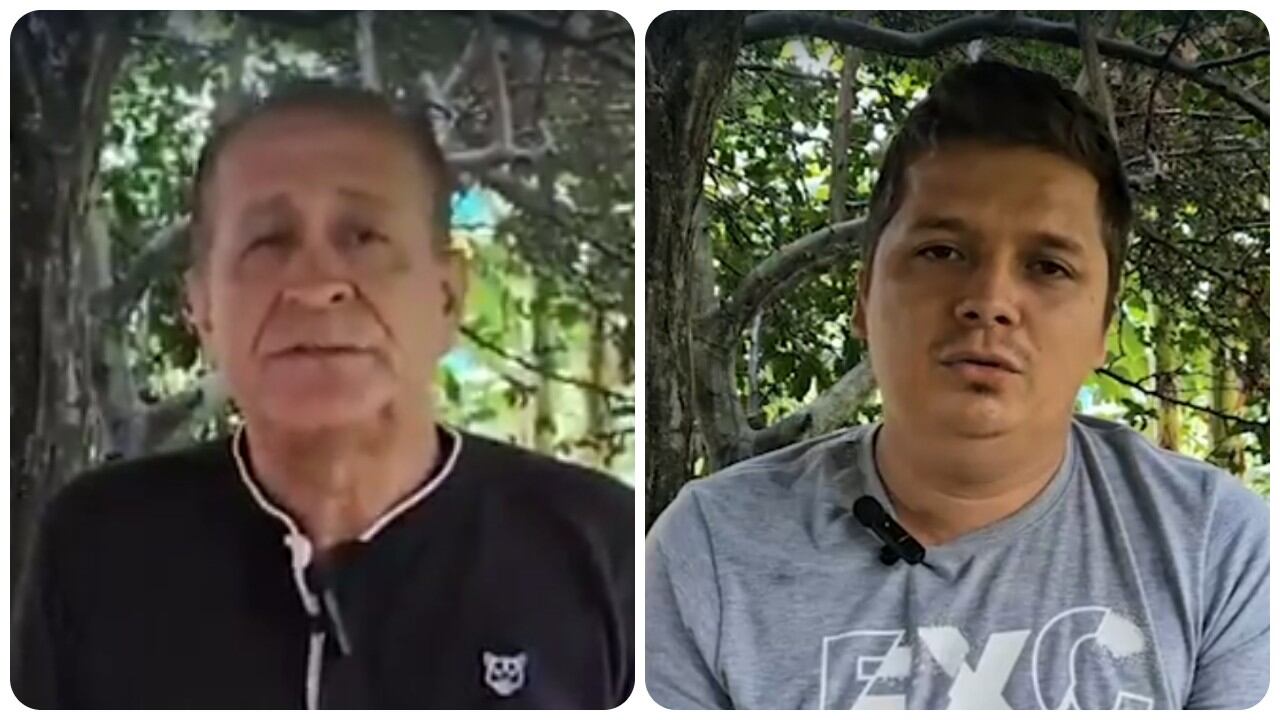 Emilio Cristancho y Betuel Barrera Sandoval son dos de los cinco secuestrados por el ELN en Arauca.