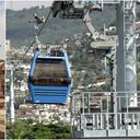 La cabina estuvo a punto de estrellarse con el techo. Por su suerte, el accidente no ocurrió.