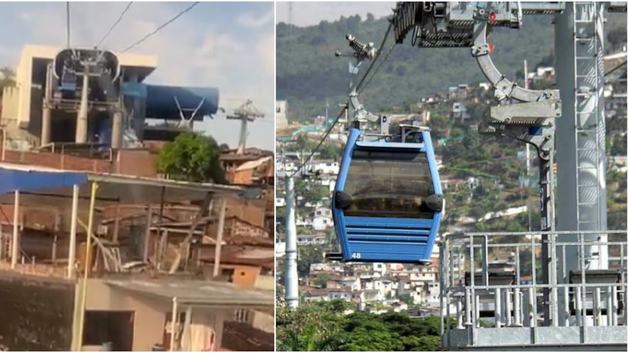 La cabina estuvo a punto de estrellarse con el techo. Por su suerte, el accidente no ocurrió.