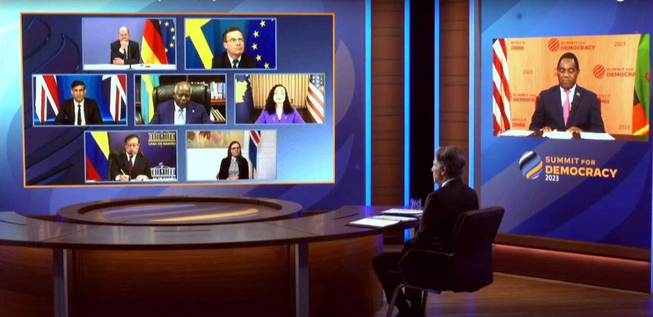 Presidente Gustavo Petro en la Cumbre por la Democracia