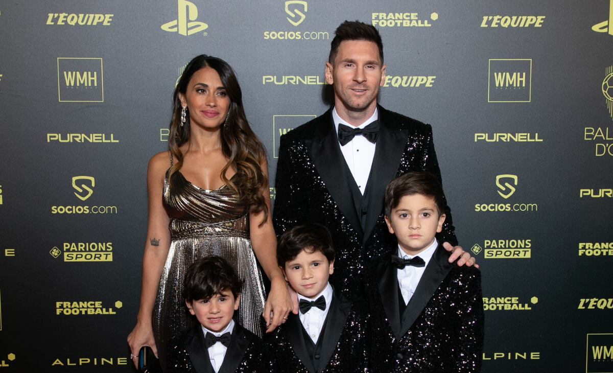 El argentino compartió un emotivo momento junto a su familia.