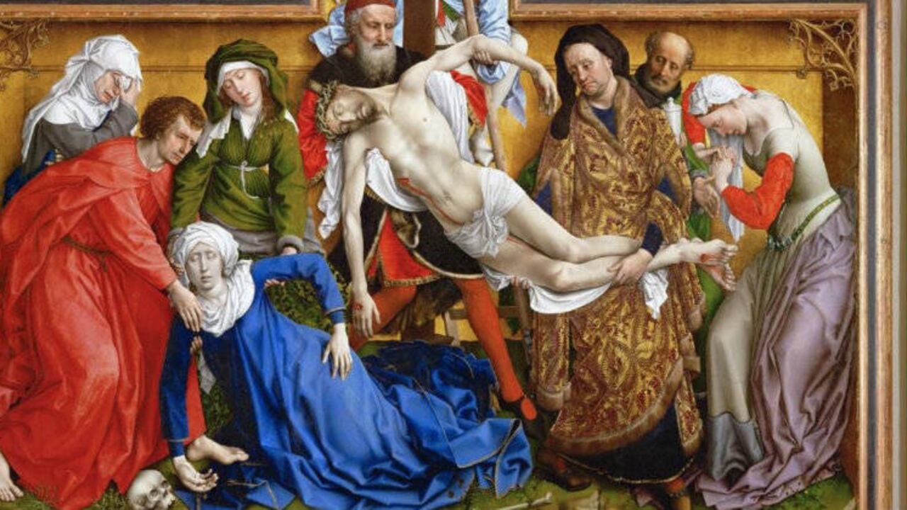 'El descendimiento de la cruz' (c. 1436) de Rogier van der Weyden.