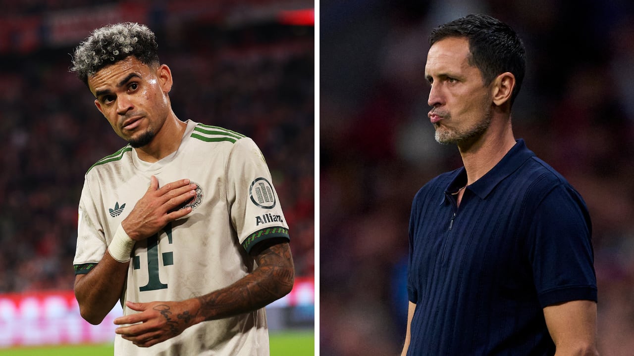 Dino Toppmoller, técnico de Frankfurt, habló sobre Luis Díaz y otras estrellas del Bayern Múnich.