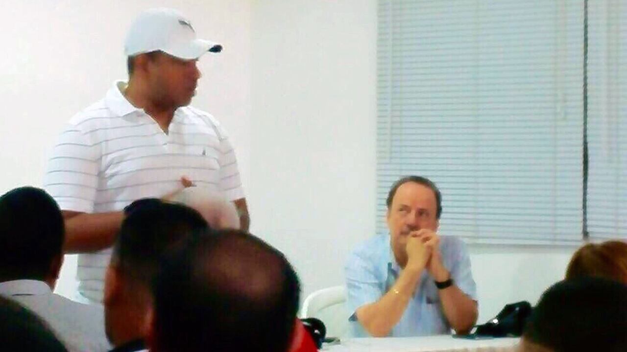 Yahir Acuña y Luis Alberto el ‘Tuerto’ Gil.