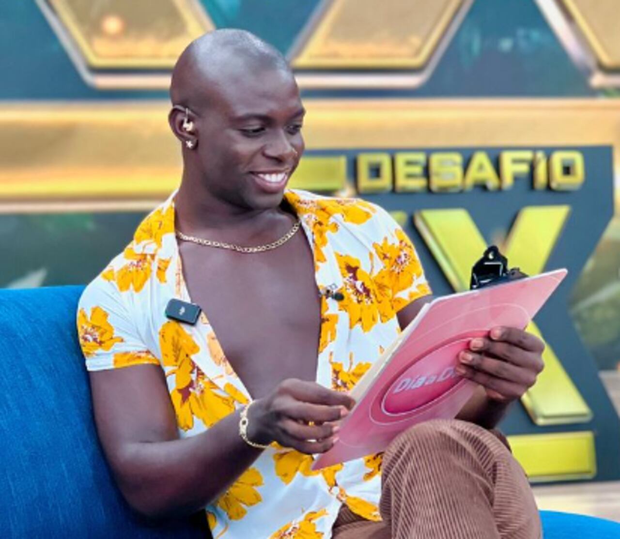 Campanita, exparticipante del Desafío, es el nuevo presentador de Día a Día.