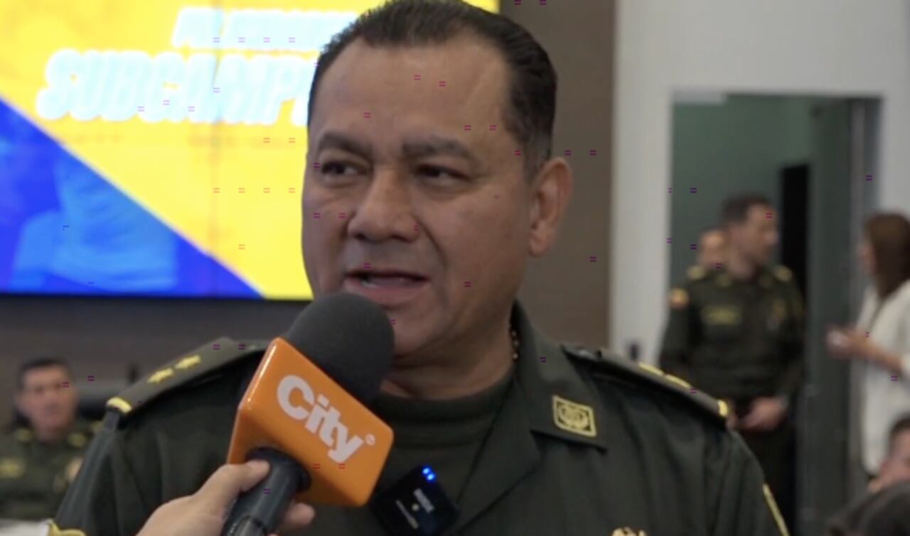 Brigadier General Daniel Gualdrón, comandante Policía Metropolitana de Bogotá
