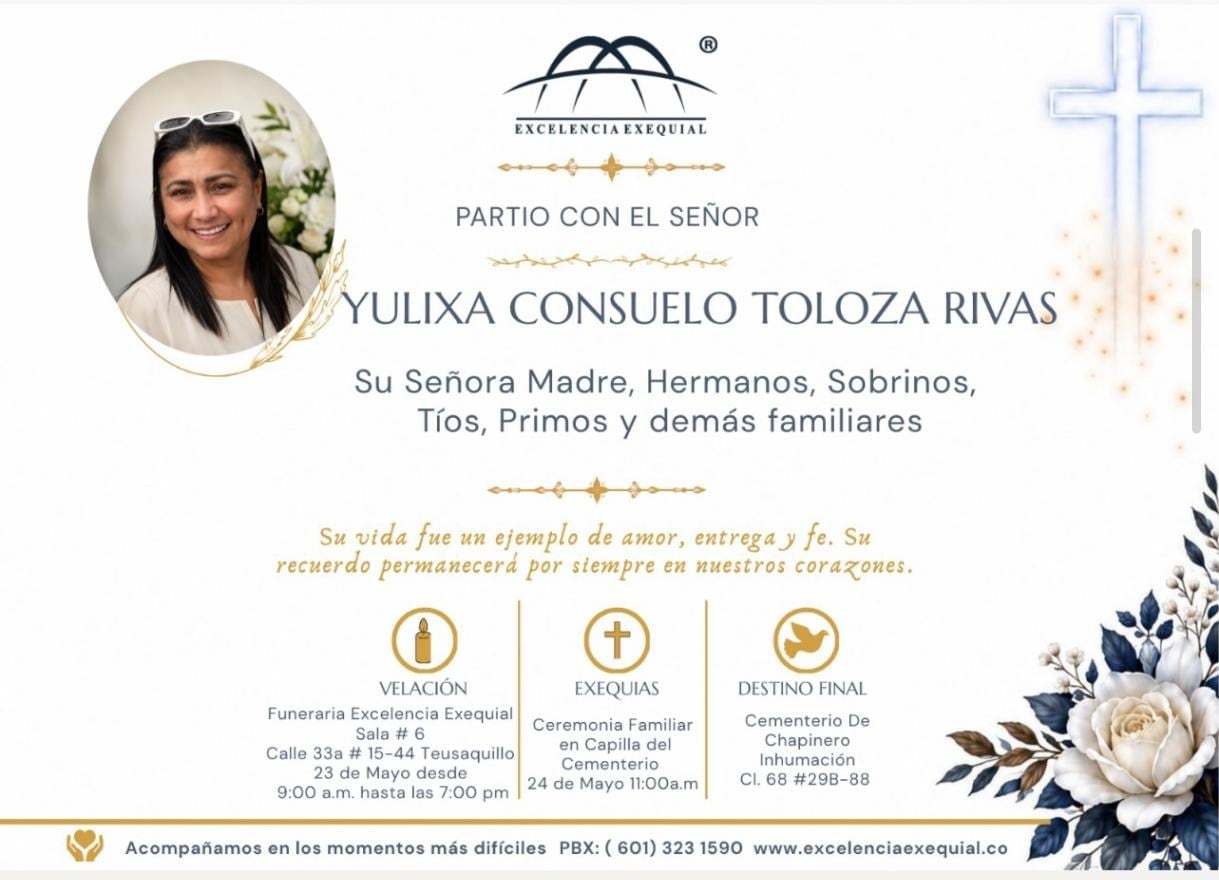 Información de la velación de Toloza.
