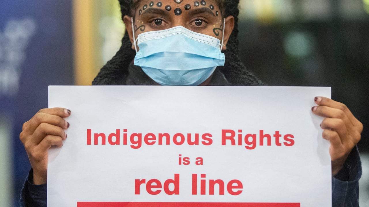 Activistas indígenas en la COP15