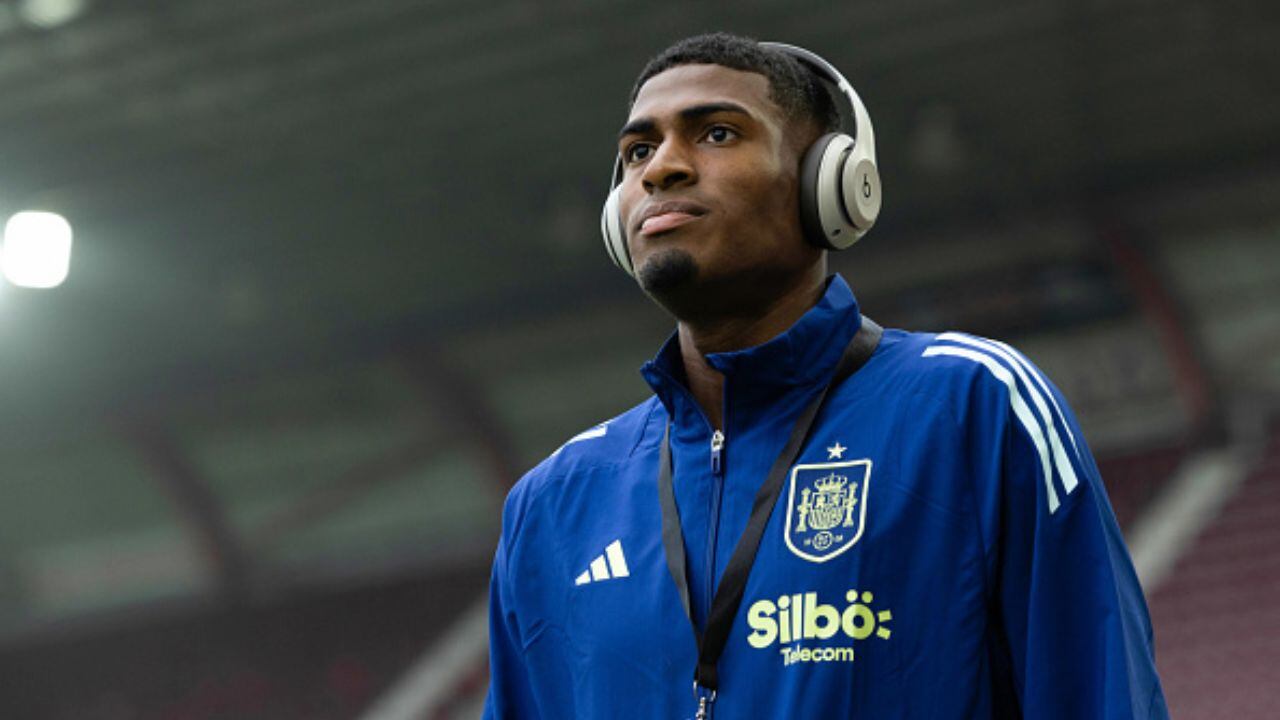 Mosquera con los colores de España.