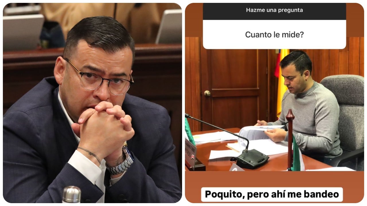 Jaime Raúl Salamanca y el mensaje que divulgó en sus redes sociales.