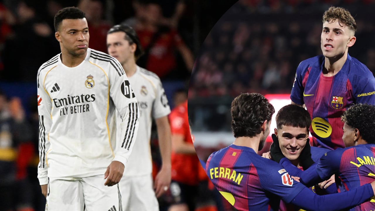 Real Madrid cayó con Osasuna y dejó el camino libre la Barcelona en LaLiga