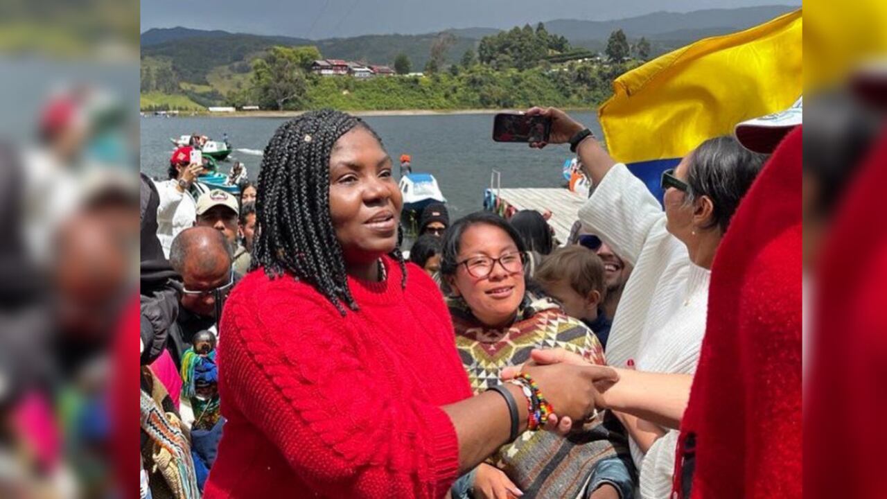 Francia Márquez, ministra y vicepresidenta, en Nariño