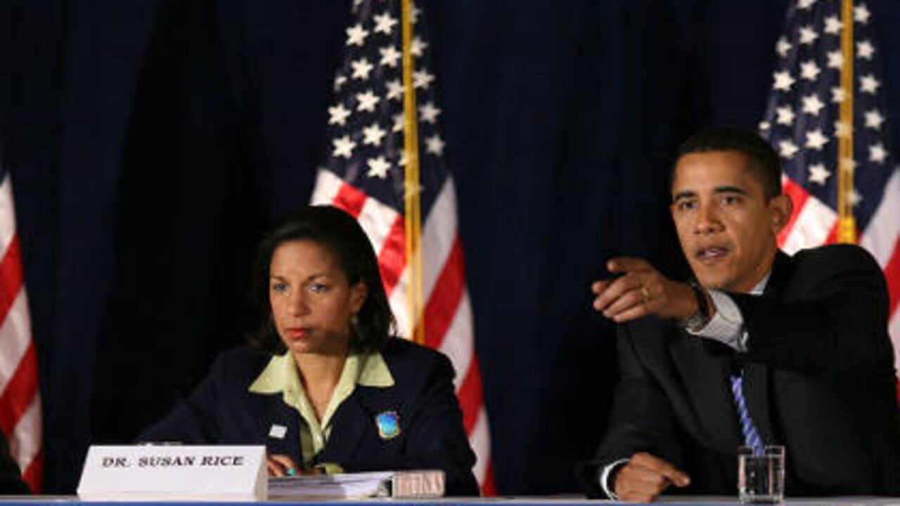 Susan Rice (izq.), embajadora de Estados Unidos ante la ONU encendió las alarmas por la compleja situación social de su país.