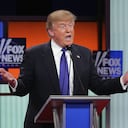 El expresidente de Estados Unidos Donald Trump se fue con todo este martes contra la cadena de televisión Fox News por su cobertura de un acto político del gobernador de Florida, Ron DeSantis, (Photo by Chip Somodevilla/Getty Images)