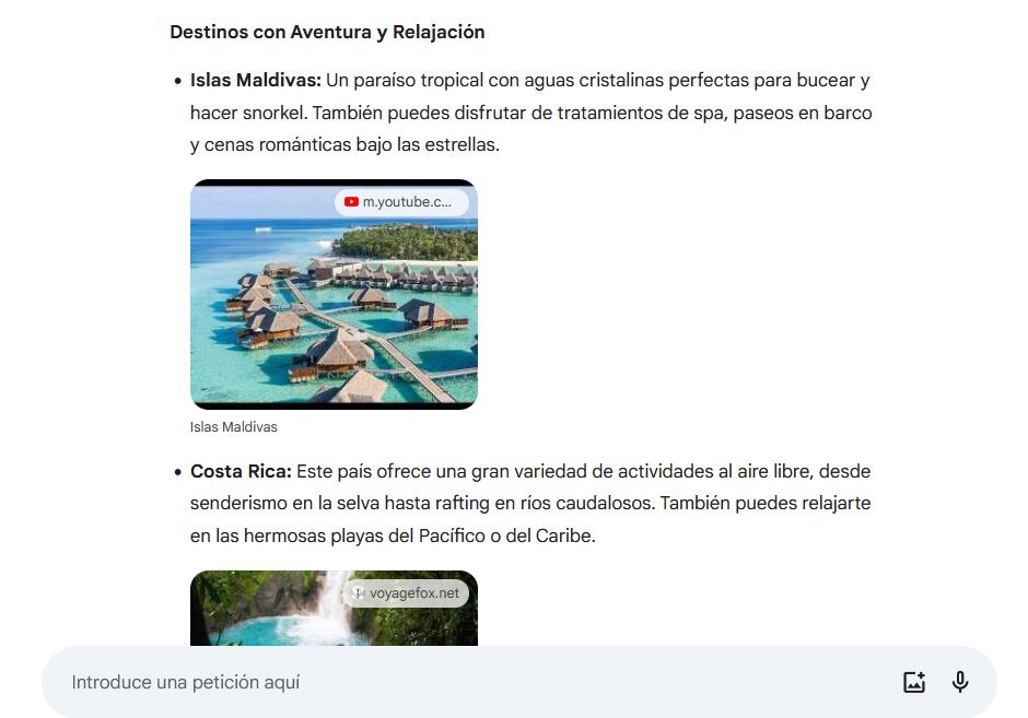 Con la ayuda de Gemini IA, las parejas pueden simplificar la elección del destino para su luna de miel. La inteligencia artificial analiza múltiples factores y ofrece opciones personalizadas, ahorrando tiempo y garantizando una decisión acertada.