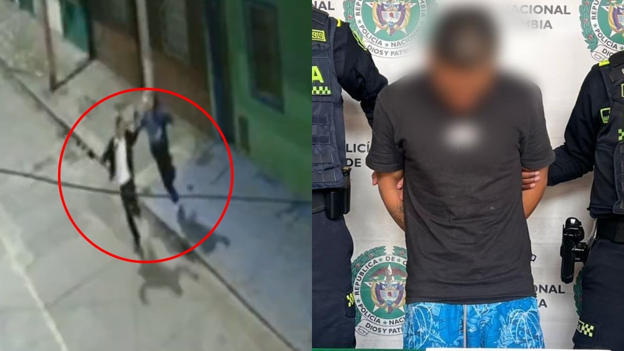 El sujeto fue capturado por la policía.
