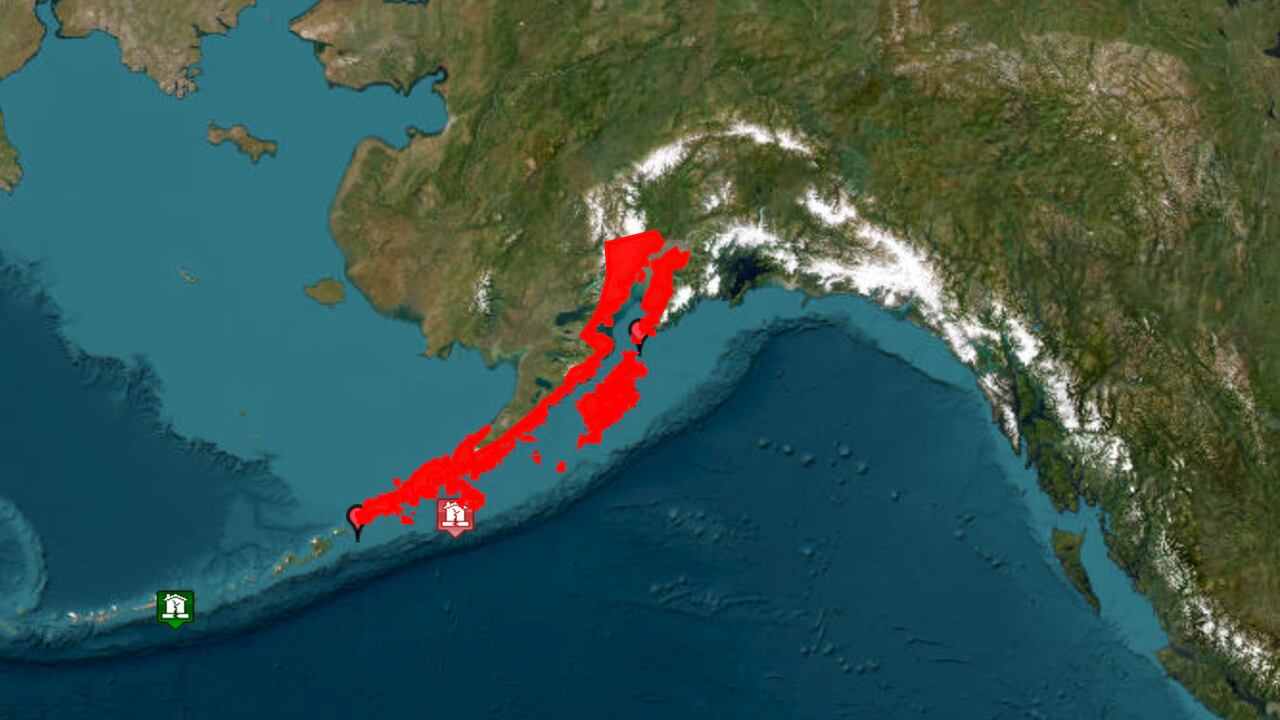 Las autoridades recibieron una alerta de Tsunami en la zona.