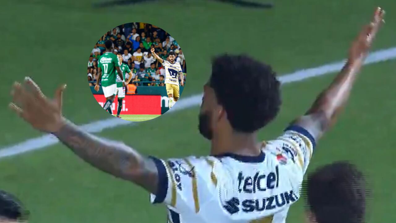 José Caicedo, volante de Pumas que le marcó a Club León de James