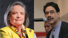 Clara López e Iván Cepeda.