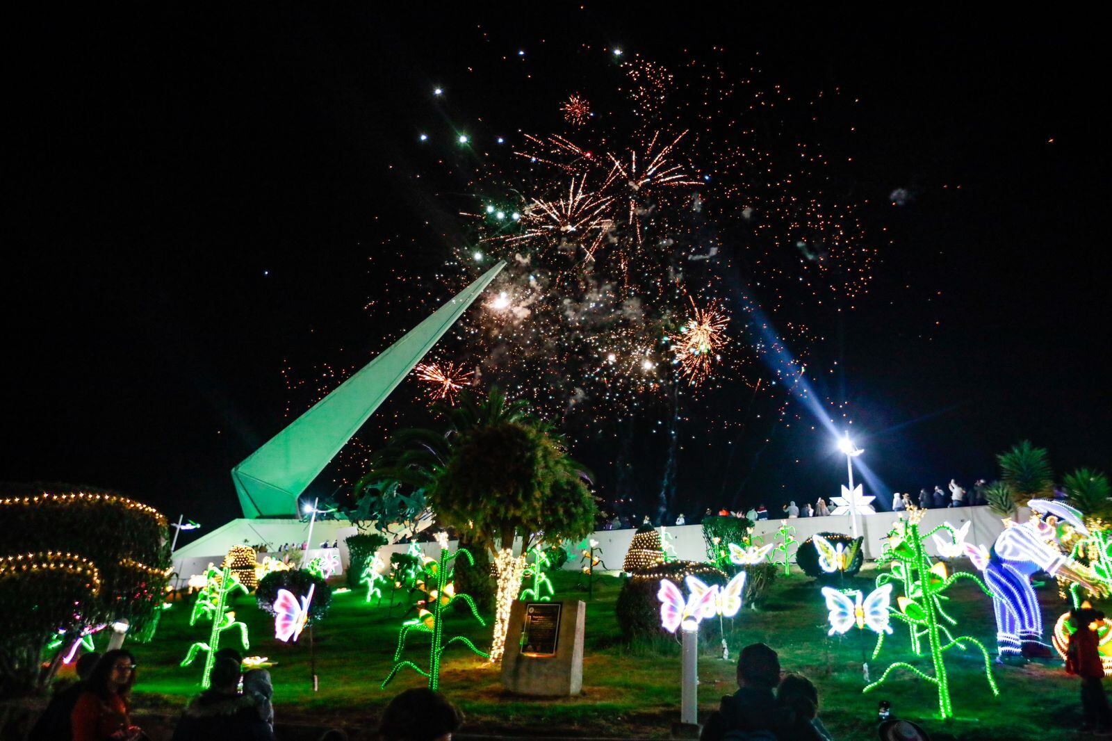 La iluminación en el Pantano de Vargas le rinde tributo a las tradiciones del departamento y exalta los valores y la vida del campo.