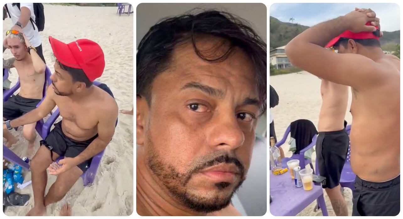 El hombre de 43 años de edad fue detenido en plena playa