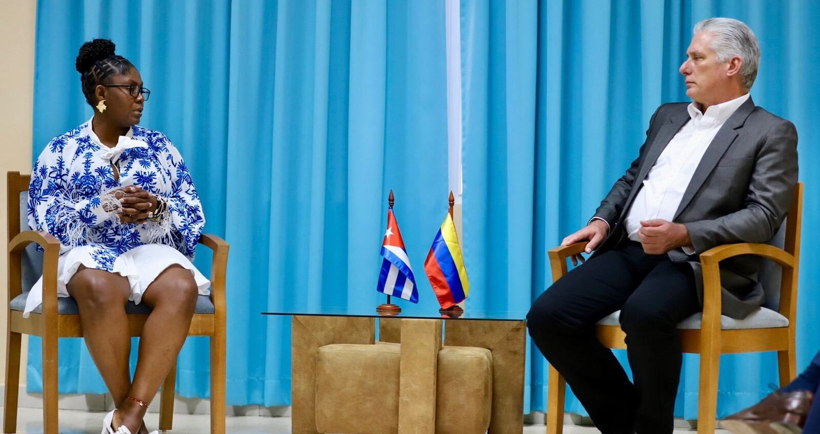 La vicepresidenta Francia Márquez en su paso por La Habana, Cuba.