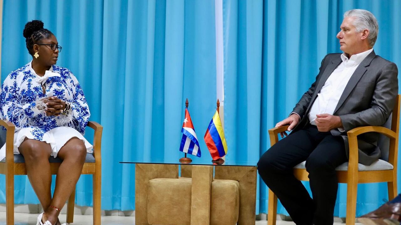 La vicepresidenta Francia Márquez en su paso por La Habana, Cuba.