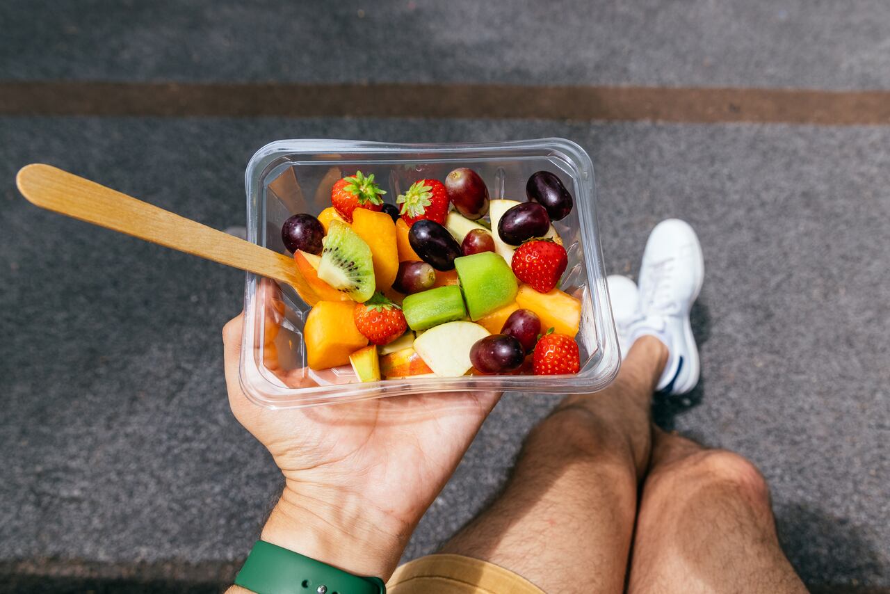 Las frutas que tienen poco contenido de azúcar.