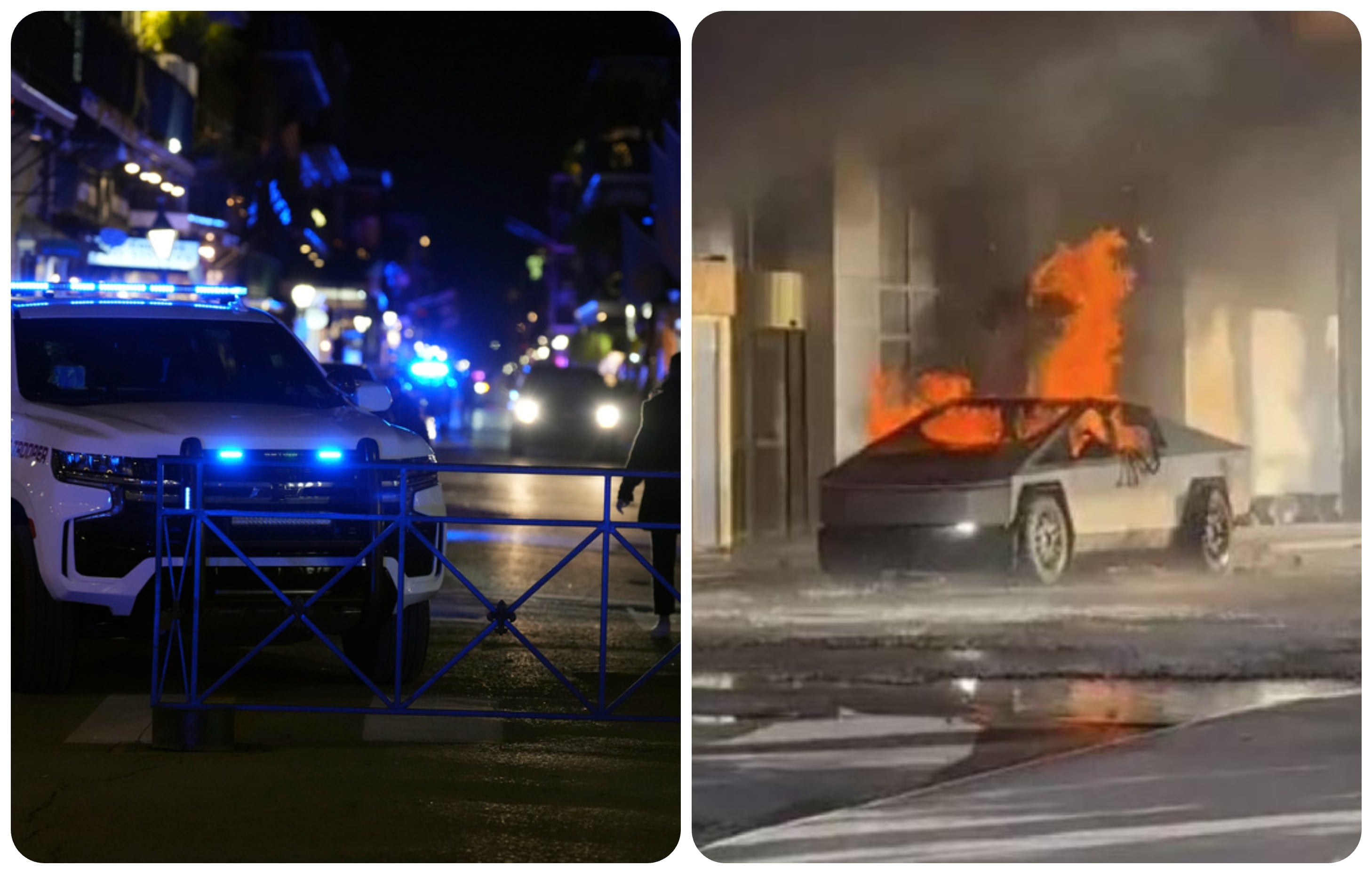 Los hechos marcaron un día gris en el primer día del año 2025 en Estados Unidos