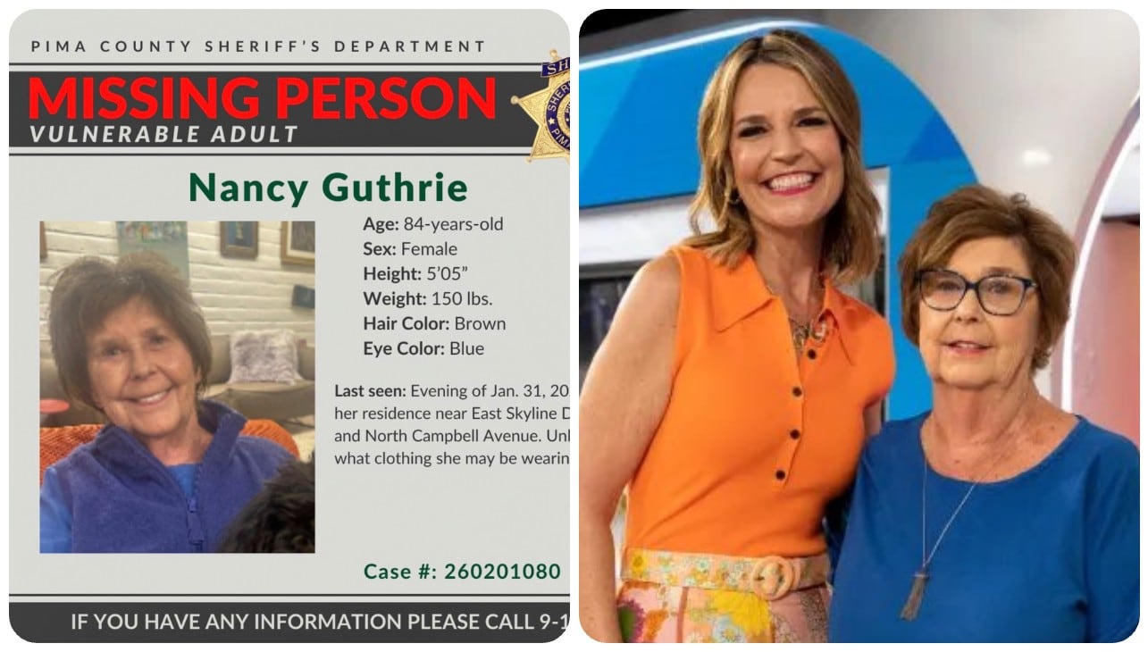 Su hija, Savannah Guthrie, continúa buscando a su madre tras varios días desaparecida