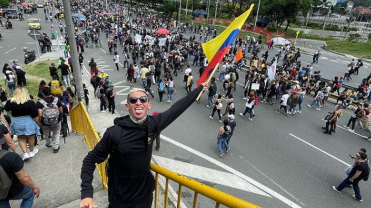 La Liendra en manifestaciones. Foto: instagram @la_liendraa