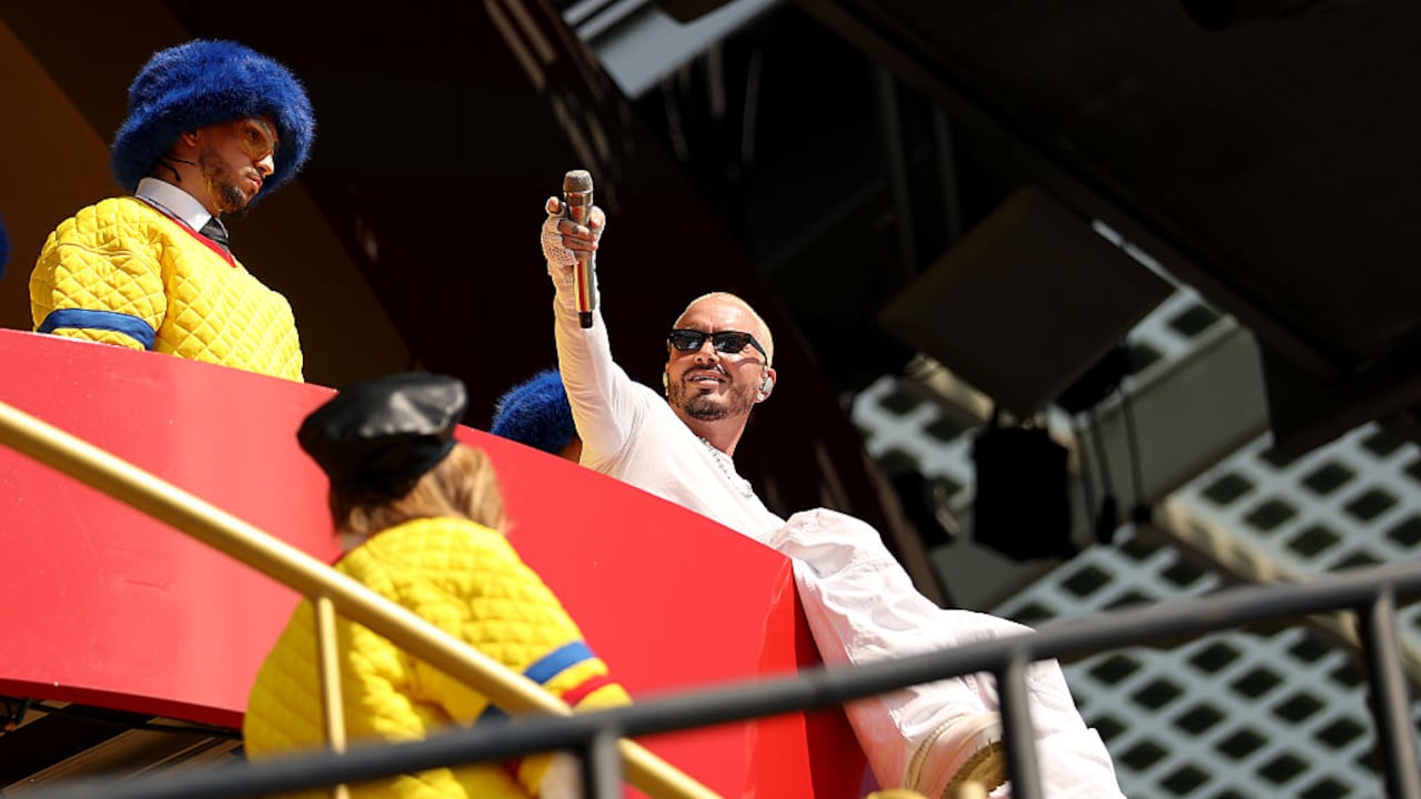 J Balvin se presentó en el medio tiempo de la final del Mundial de Clubes