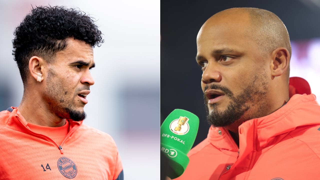 Vincent Kompany se refirió al estado de salud de Luis Díaz en Bayern Múnich