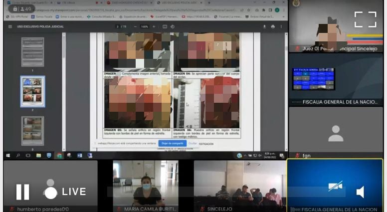 La Fiscalía reveló las pruebas en contra de 10 policías de Sucre que estarían comprometidos en el asesinato de  Carlos Alberto Ibáñez, Jesús David Díaz Monterroza y José Carlos Arévalo.