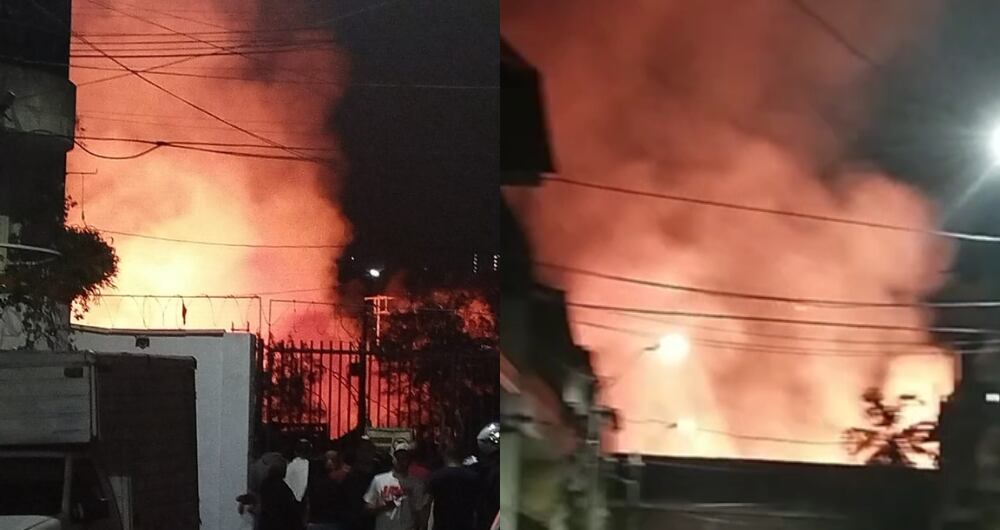 Incendio en Envigado, Antioquia.