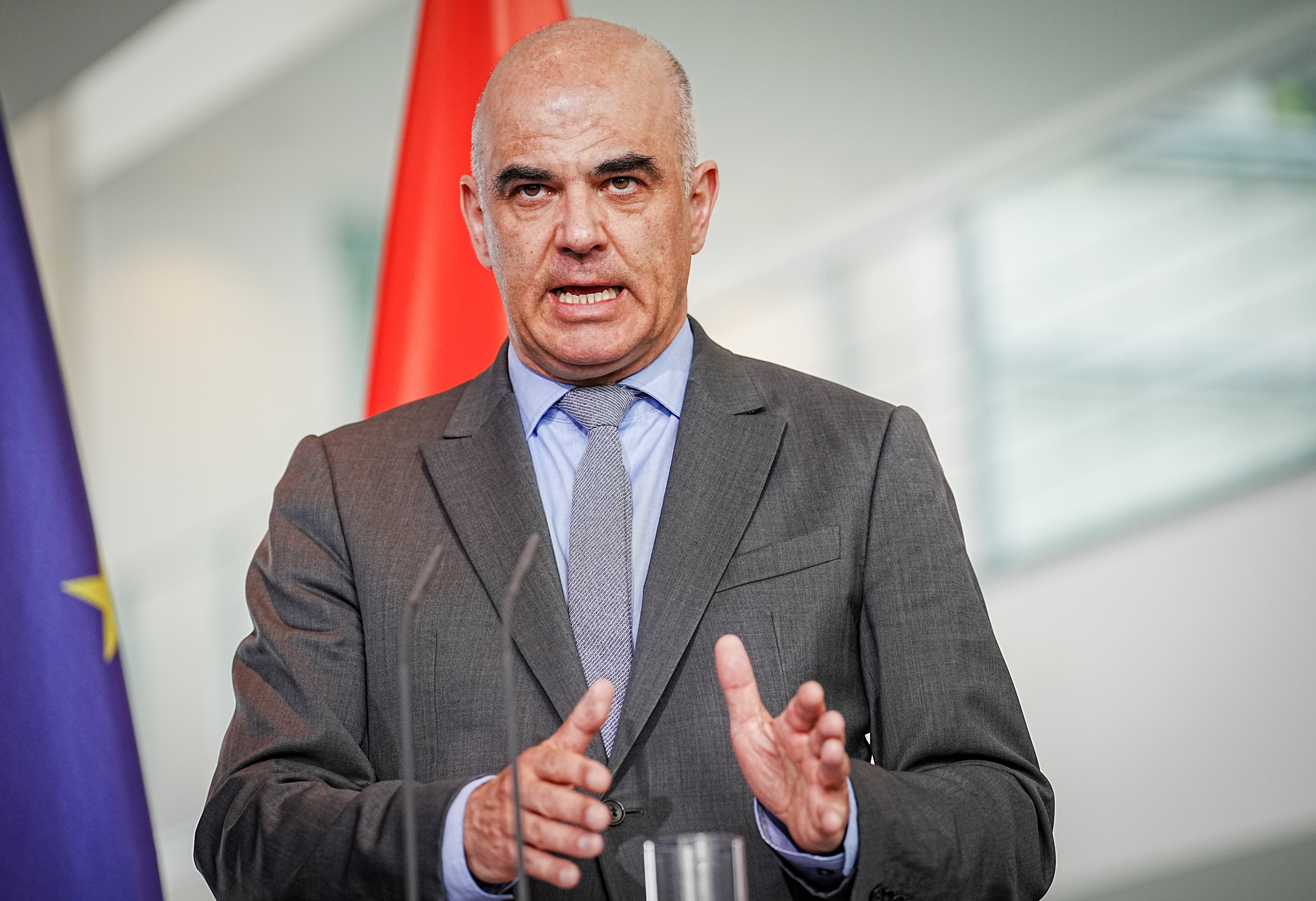 Alain Berset, presidente de Suiza
