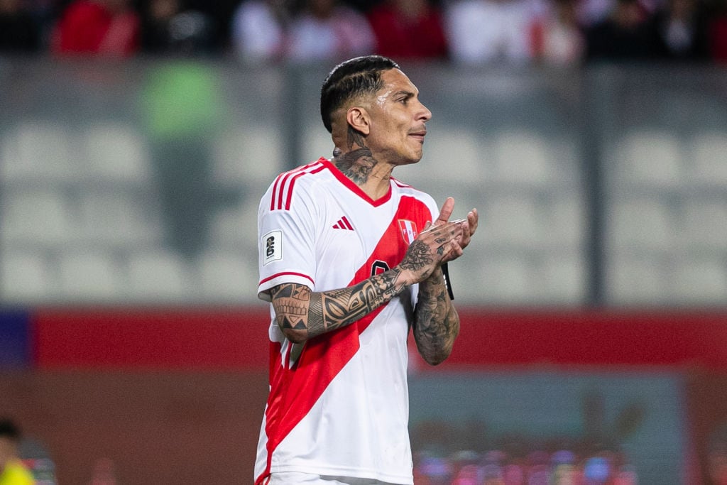 Paolo Guerrero, delantero de la Selección Peruana