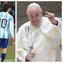 El Papa Francisco respondió si prefiere a Messi o Maradona