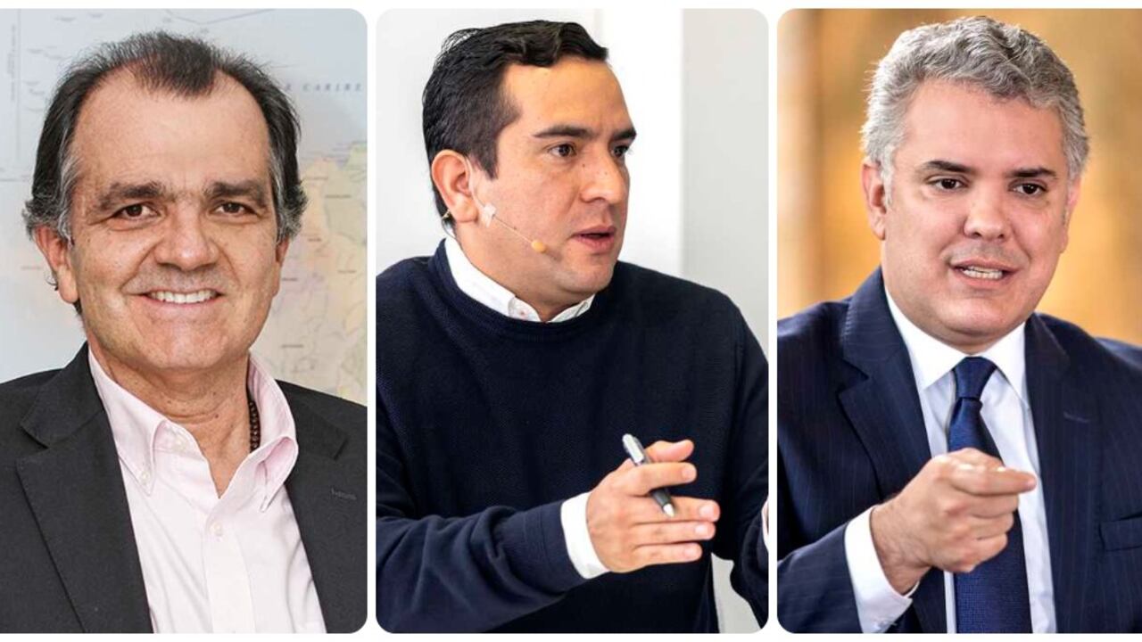 Óscar Iván Zuluaga, Edward Rodríguez e Iván Duque
