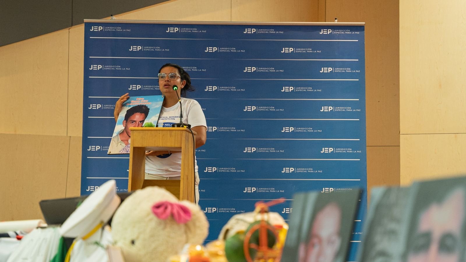 Paula Andrea Villa le pidió los comparecientes que limpiaran el buen nombre de su pareja Nelson Darío Salazar, pues asegura que mintieron en sus versiones.