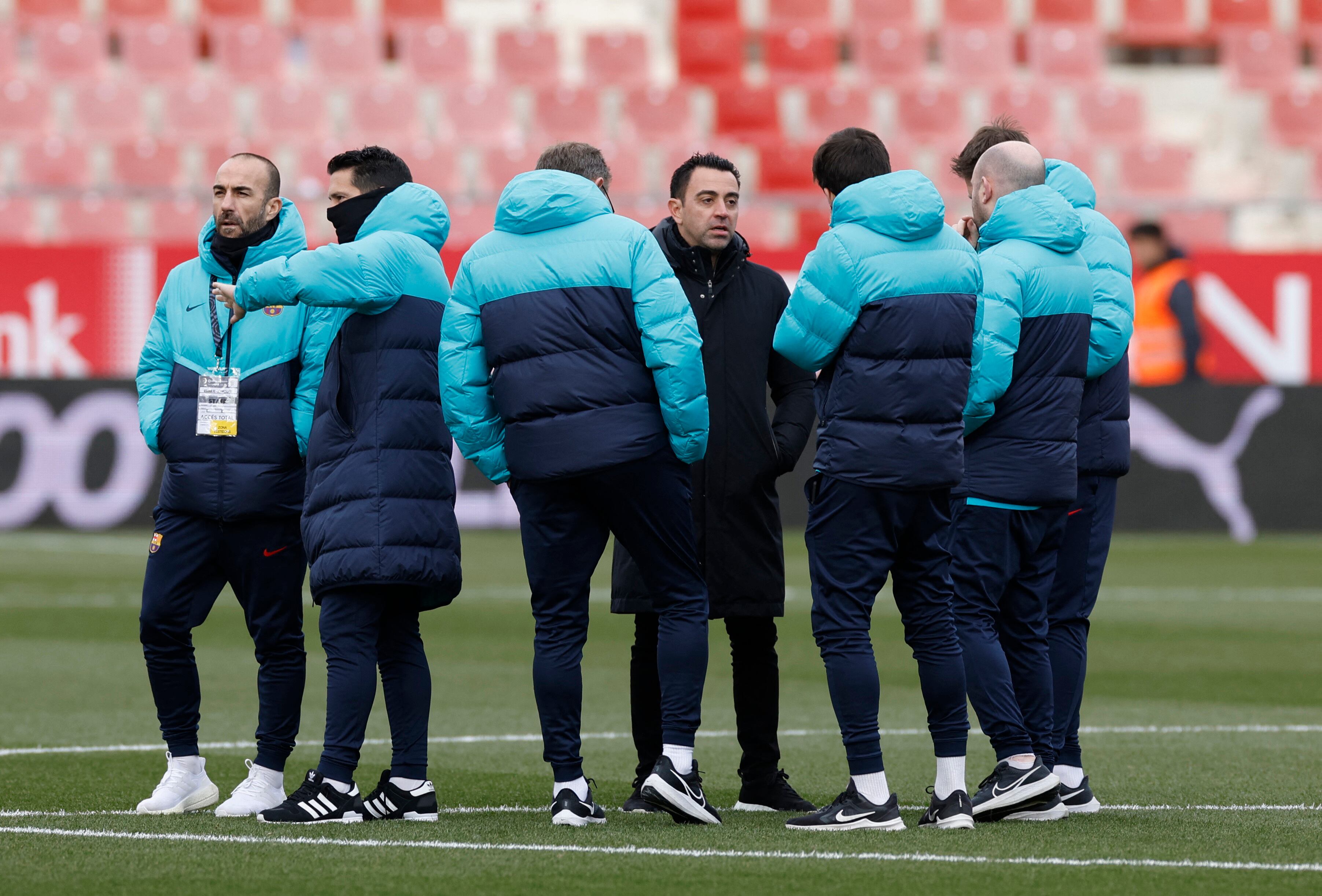 Soccer Football - LaLiga - Girona v FC Barcelona - Estadi Montilivi, Girona, Spain - January 28, 2023 FC Barcelona coach Xavi before the match REUTERS/Albert Gea