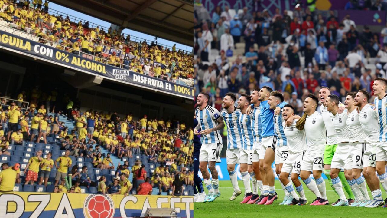 Colombia, Argentina. Qatar 2022. Foto: Getty Images / Gabriel Aponte//REUTERS/Kai Pfaffenbach