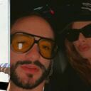 Carolina Cruz y su amigo Fabio Starita.